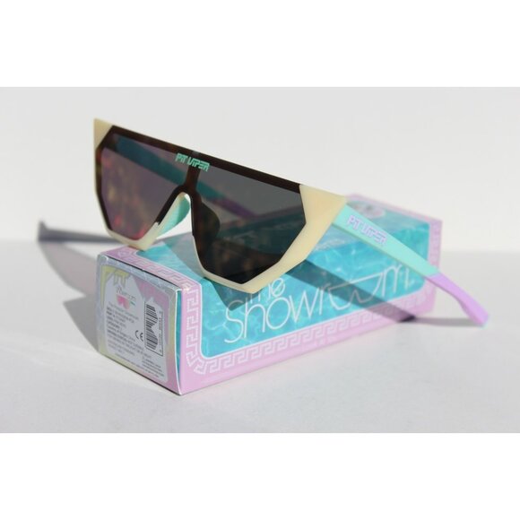 PIT VIPER The Passion Showroom Sunglasses Blue/White/Purple/Pink Revo NEW - Picture 8 of 11